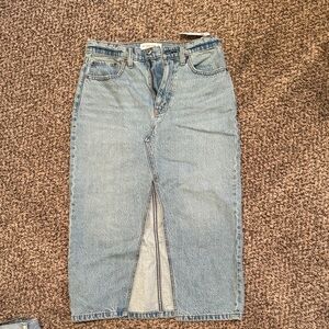 Abercrombie & Fitch Blue Denim Skirt